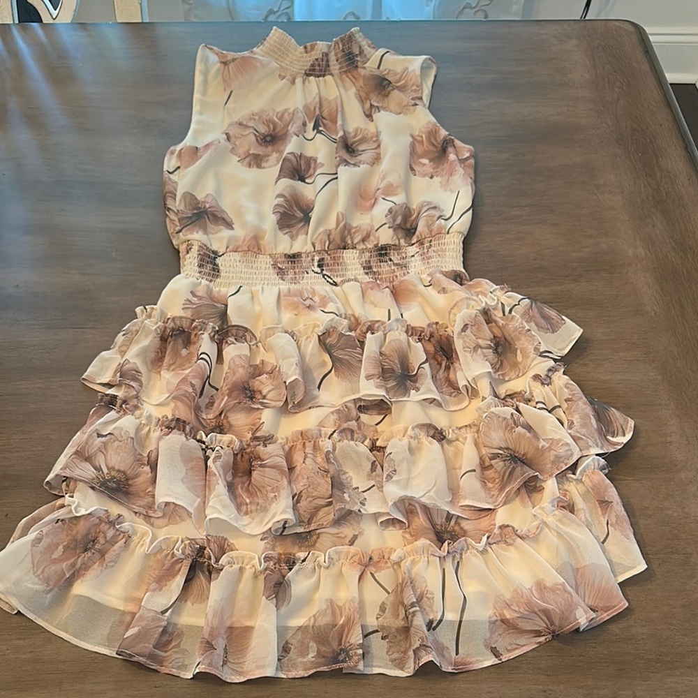 Floral Ruffle Dress